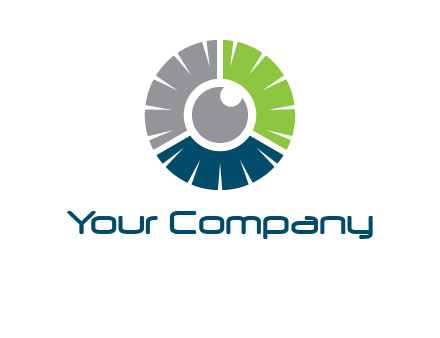 eye inside the circle logo