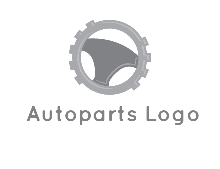 steering wheel inside the gear logo
