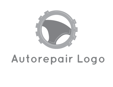 steering wheel inside the gear logo