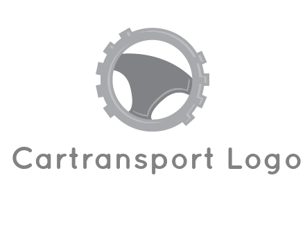 steering wheel inside the gear logo