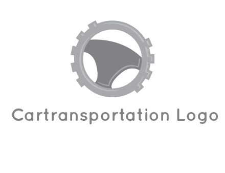 steering wheel inside the gear logo