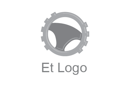 steering wheel inside the gear logo