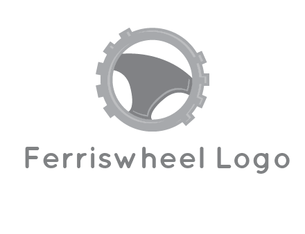 steering wheel inside the gear logo