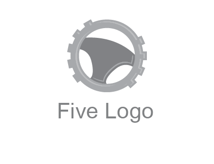 steering wheel inside the gear logo