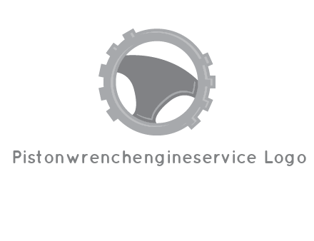 steering wheel inside the gear logo