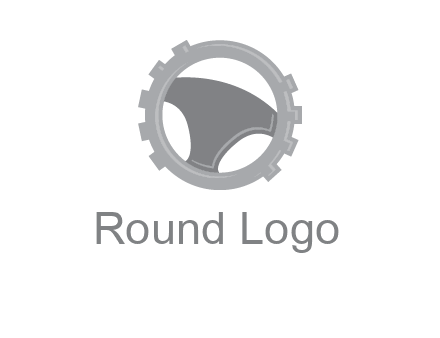 steering wheel inside the gear logo