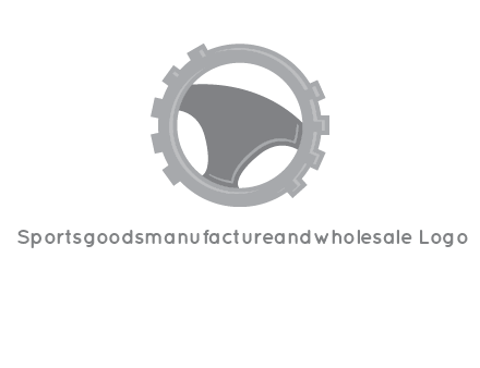 steering wheel inside the gear logo