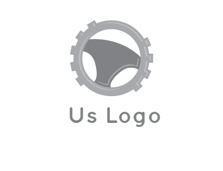steering wheel inside the gear logo