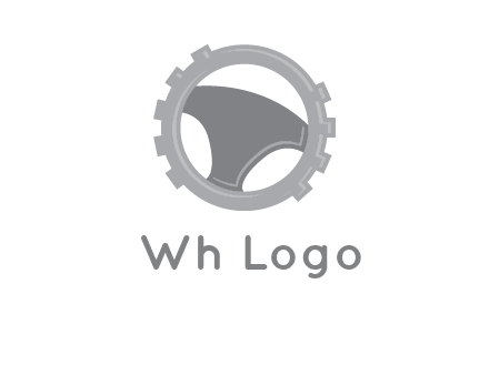 steering wheel inside the gear logo