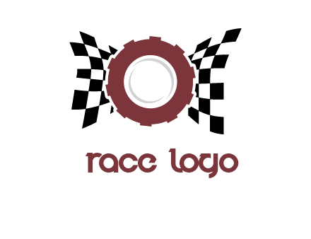gear incorporated with racing flag logo