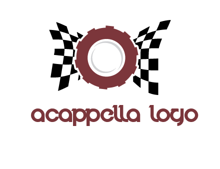 gear incorporated with racing flag logo