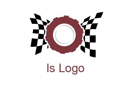 gear incorporated with racing flag logo