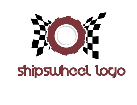 gear incorporated with racing flag logo