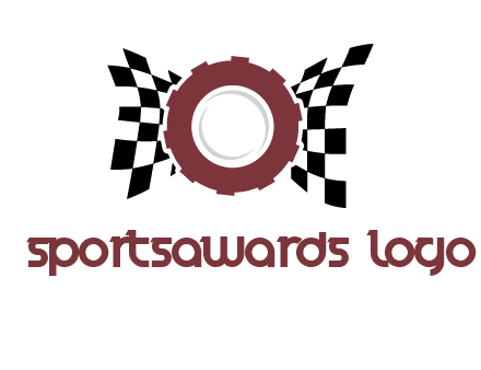 gear incorporated with racing flag logo