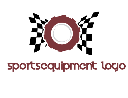gear incorporated with racing flag logo