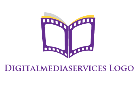 book of film reel logo
