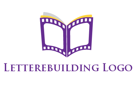 book of film reel logo