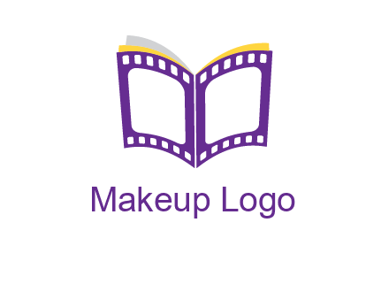 book of film reel logo