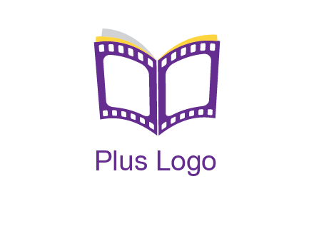 book of film reel logo