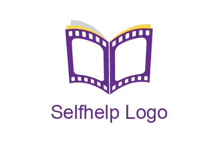 book of film reel logo