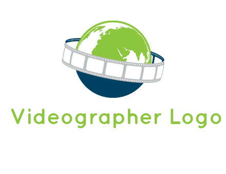 film reel around the globe logo