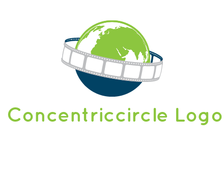 film reel around the globe logo