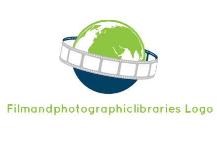 film reel around the globe logo