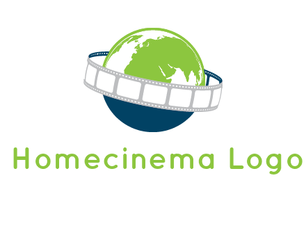 film reel around the globe logo