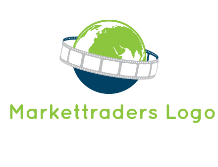 film reel around the globe logo