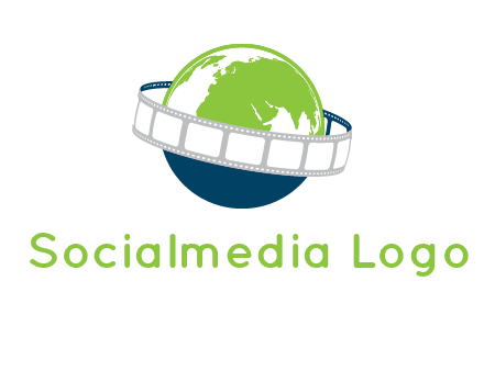 film reel around the globe logo