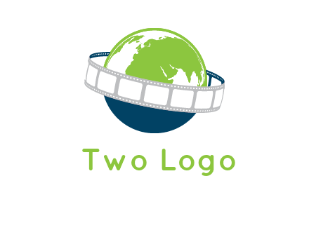 film reel around the globe logo