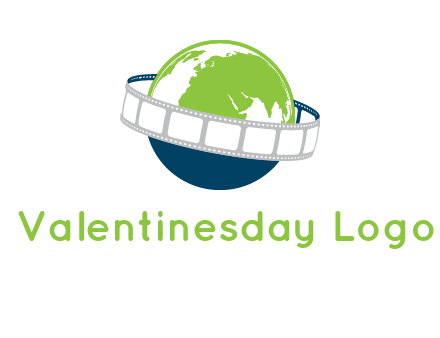 film reel around the globe logo