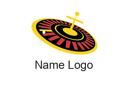 roulette wheel bar & nightclub logo