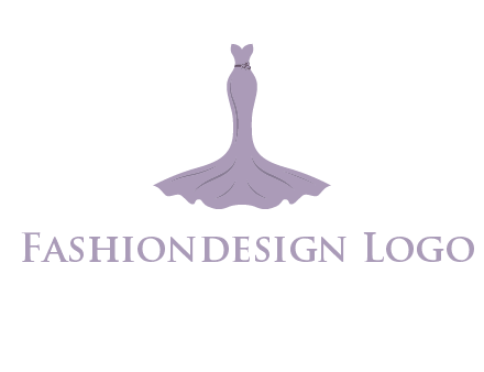 bride strapless long dress logo