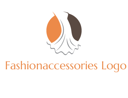 girl weeding dress inside the circle logo