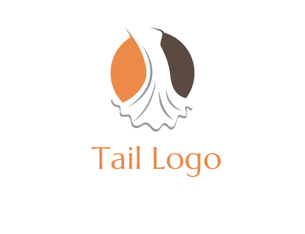 girl weeding dress inside the circle logo