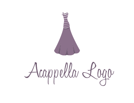 modern girl cloth with stripe logo