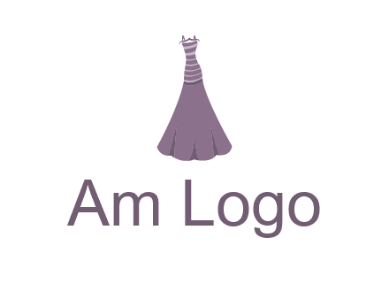 modern girl cloth with stripe logo