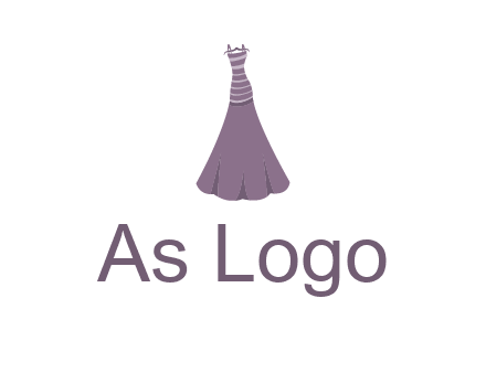 modern girl cloth with stripe logo