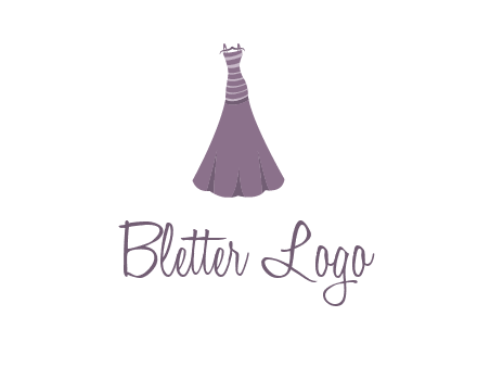 modern girl cloth with stripe logo