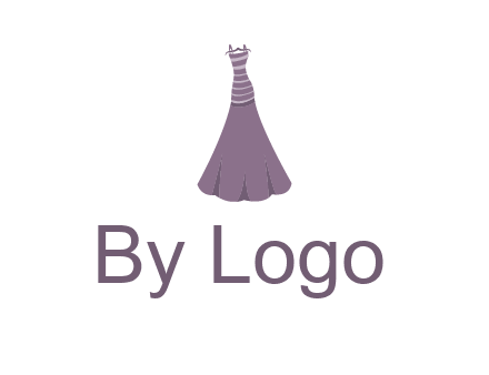 modern girl cloth with stripe logo