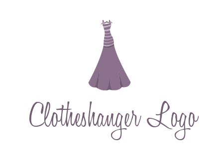 modern girl cloth with stripe logo