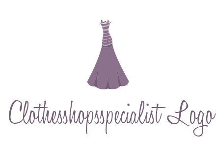 modern girl cloth with stripe logo