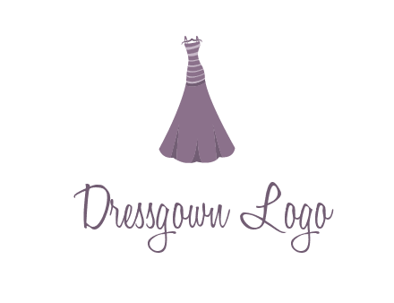 modern girl cloth with stripe logo