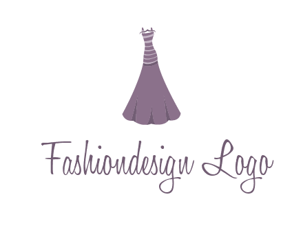 modern girl cloth with stripe logo