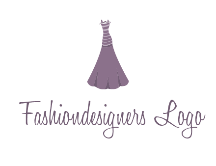 modern girl cloth with stripe logo