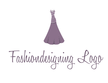 modern girl cloth with stripe logo