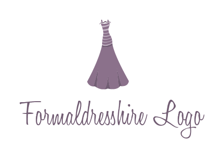 modern girl cloth with stripe logo