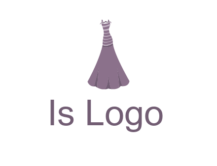 modern girl cloth with stripe logo