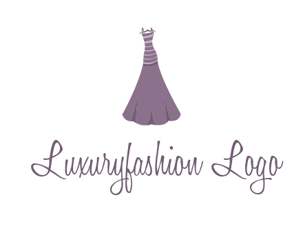 modern girl cloth with stripe logo